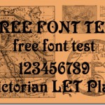 海外無料フォント Victorian LET Plain