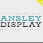 海外無料フォント Ansley DisplayLondon