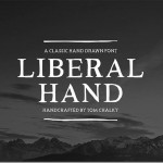 海外無料フォント Liberal Hand