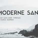海外無料フォント Moderne Sans