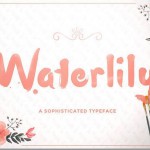 海外無料フォント Waterlily