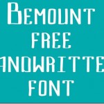 無料フォント　Bemount