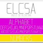 無料フォント Elcsa