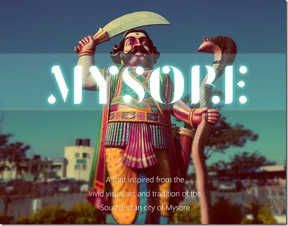 Mysore-Font