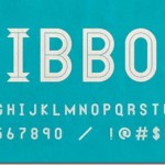 無料フォント　Ribbon