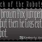 無料フォント KG Attack of the Robots