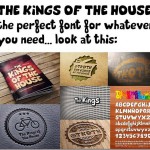 無料フォント The Kings of the House