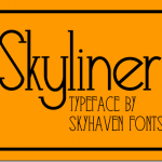 無料フォント Skyliner