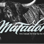 英語フォント matador