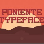 英語フォント Poniente